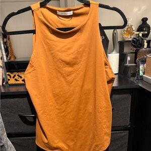 Brown double lined body suit